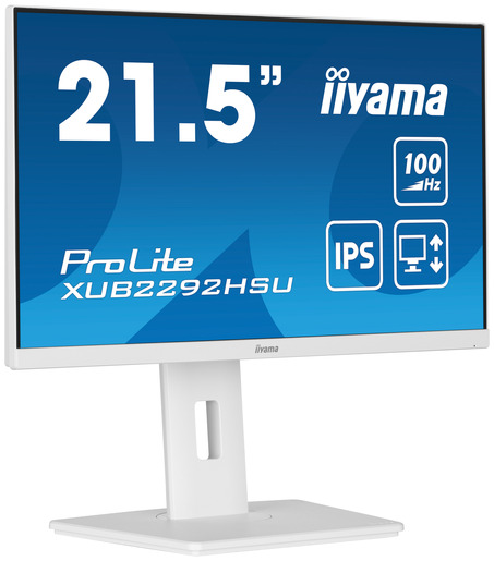 Monitor 21.5 IIYAMA ProLite XUB2292HSU-W6, FHD, IPS, AdaptiveSync, 100Hz, 0.4ms, HDMI, DP