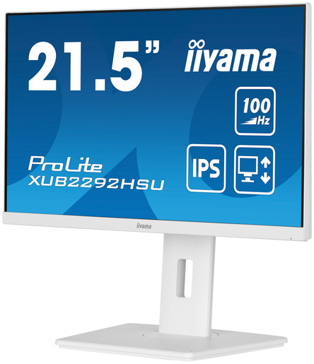 Monitor 21.5 IIYAMA ProLite XUB2292HSU-W6, FHD, IPS, AdaptiveSync, 100Hz, 0.4ms, HDMI, DP