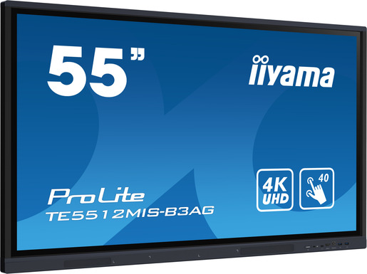 Monitor 55 IIYAMA ProLite TE 5512MIS-B3AG, 4K UHD, IPS, 8ms, HDMI, VGA, Touch