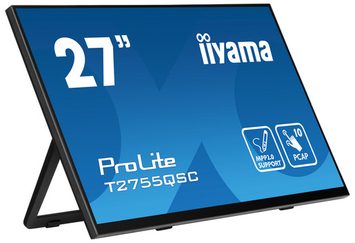 Monitor 27 IIYAMA ProLite T2755QSC-B1, FHD, IPS, 75Hz, 5ms, HDMI, DP, Touch