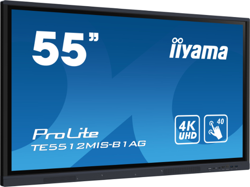 Monitor 55 IIYAMA ProLite TE5512MIS-B1AG, 4K UHD, IPS, 60Hz, 8ms, HDMI, VGA, Touch
