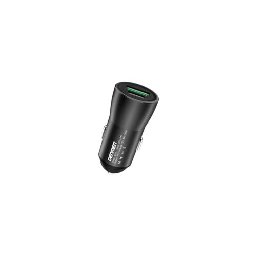 DENMEN DZ10 Auto punjač Super Fast 3,1A 2xUSB-A + Type C crni