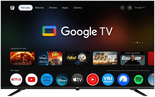 VOX LED TV 50GJU085B, 4K Ultra HD, Google Smart TV, HDR10/HLG, Dolby Audio, Bluetooth