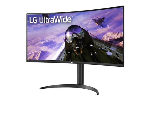 Monitor 34 LG 34WP65CP-B, UWQHD, VA, FreeSync, zakrivljeni, 160Hz, 1ms, HDMI, DP