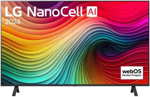 LG NanoCell TV 43NANO82T3B, 4K Ultra HD, Smart TV, WebOS, HDR10 Pro, α5 AI Processor 4K Gen7, Magic Remote **MODEL 2024**