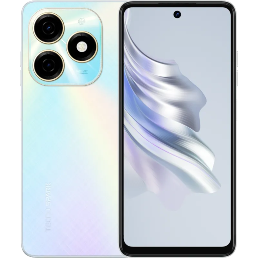 Tecno Spark 20, 8+256GB, Beli, Mobilni telefon
