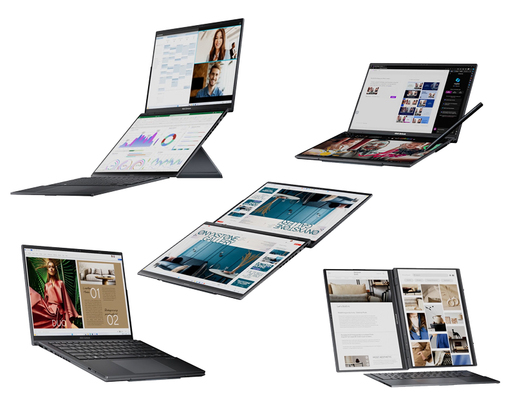 Laptop ASUS Zenbook 14 DUO OLED  UX8406MA-QL056W, 14 FHD OLED, Intel Core Ultra 7, 1TB SSD, 16BG RAM, Intel Arc Graphics