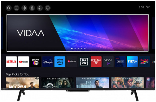 TOSHIBA LED TV 55UV2463DG, 4K Ultra HD, Smart TV, VIDAA OS, Dolby Audio, Dolby Vision HDR, TRU Resolution, TRU Micro Dimming