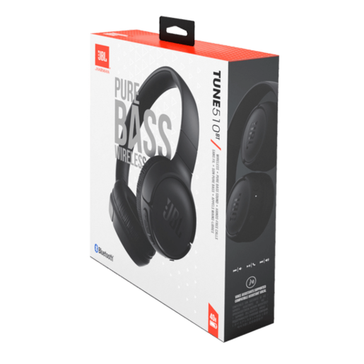 JBL Bluetooth Slušalice T510 BT, Crne