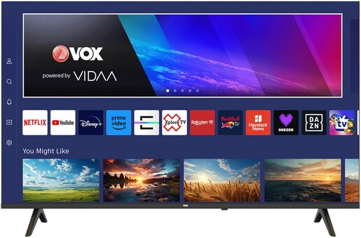VOX LED TV 43VDF683B Frameless, Full HD, Smart TV, VIDAA OS, HDR, Bluetooth, DVB-T2/C/S2