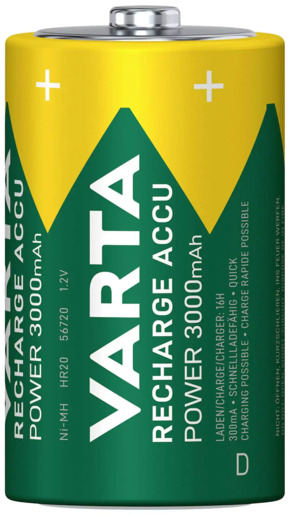 Punjiva baterija Varta HR20 3000Ah 1/2