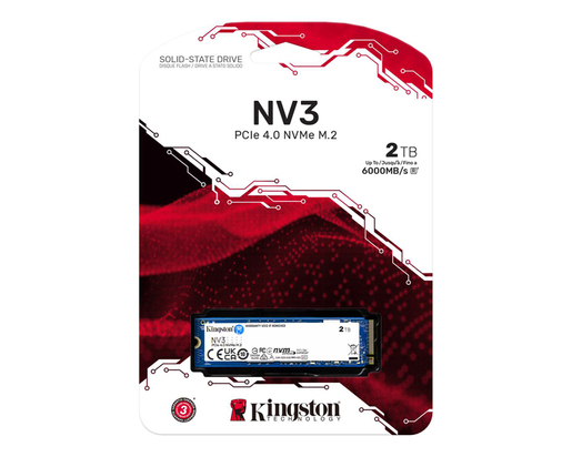 SSD 2TB Kingston NV3 M.2 NVMe (SNV3S/2000G)