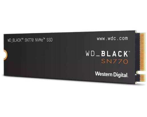 SSD 500GB Western Digital Black SN770 M.2 NVMe (WDS500G3X0E)