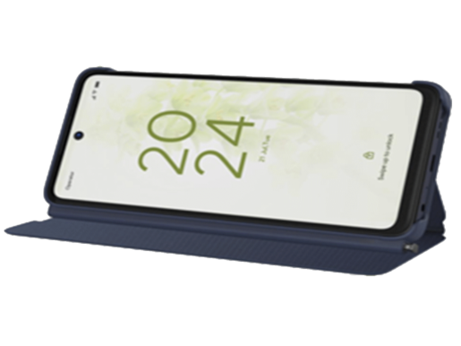 Maska+olovka za smartphone TCL 40 NxtPaper/flip/tamnoplava