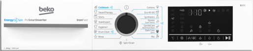 Beko inverter mašina za pranje veša BM3WFU410415WB