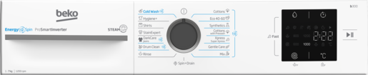 Beko inverter mašina za pranje veša BM3WFSU37213WA