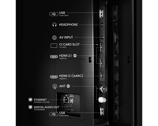 Hisense LED TV 65" 65A6N, 4K Ultra HD, VIDAA OS Smart TV, Direct Full Array, 4K AI Upscaler, Dolby Vision, DTS® Virtual:X™, Dolby Audio
