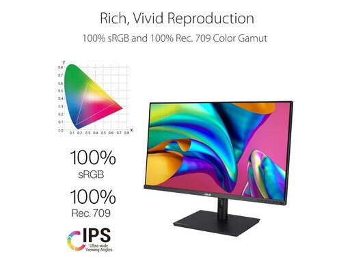 Monitor ASUS 31.5 Proart PA328QV, QHD, IPS, Adaptive-Sync, 75Hz, 5ms, HDMI, DP