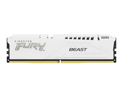 Memorija Kingston 16GB DDR5 6800MHz, Fury Beast White EXPO, U-DIMM (KF568C34BWE-16)