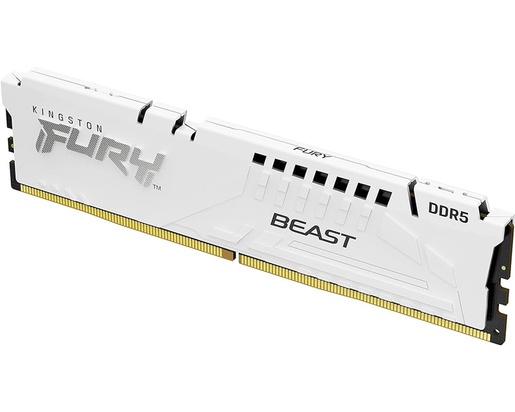 Memorija Kingston 16GB DDR5 6800MHz, Fury Beast White EXPO, U-DIMM (KF568C34BWE-16)