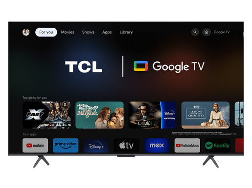 TCL QLED TV 75C655, 4K Ultra HD, Google Smart TV, Motion Clarity, AiPQ PRO PROCESSOR, T-SCREEN PRO, 2.1 ONKYO Dolby Atmos, HDR10+ **MODEL 2024**