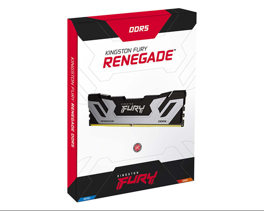 Memorija Kingston 24GB DDR5 8400MHz, Fury Renegade Silver XMP, CU-DIMM (KF584CU40RS-24)
