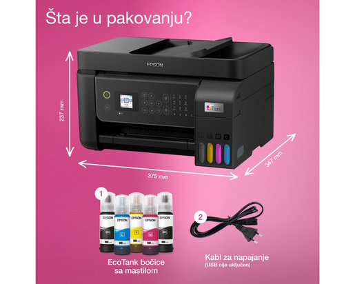 Epson multifunkcionalni inkjet štampač L5310 EcoTank ITS wireless