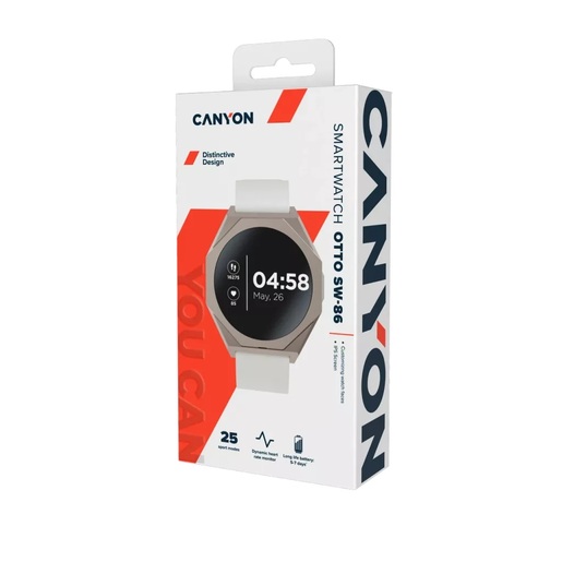 CANYON Otto pametni sat SW-86, Silver