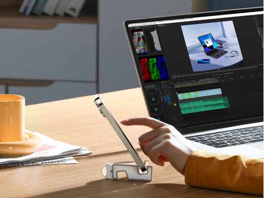Držac za telefon BASEUS/preklopni/prenosivi/bela