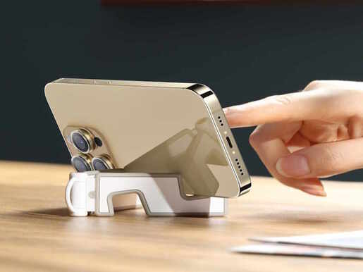 Držac za telefon BASEUS/preklopni/prenosivi/bela