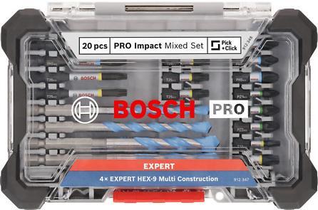 Bosch PRO mešani set ud. bitovi + HSS b 20 kom 2608521U84