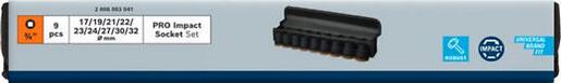 Bosch PRO nasadni ključ 3/4" Standard 9-PC Set 2608003041
