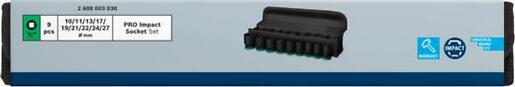 Bosch PRO nasadni ključ 1/2" Standard 9-PC Set 2608003038