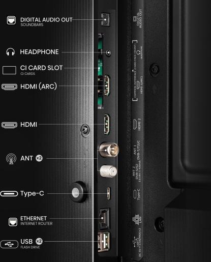 Hisense QLED TV 32" 32A5NQ, Full HD, VIDAA OS Smart TV, Quantum Dot Colour, Dolby Atmos, HDR10/HLG, AI Sports Mode, USB Type-C