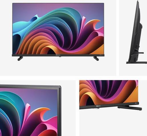 Hisense QLED TV 40" 40A5NQ, Full HD, VIDAA OS Smart TV, Quantum Dot Colour, Dolby Atmos, HDR10/HLG, AI Sports Mode, USB-C