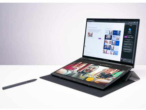 Laptop ASUS Zenbook Duo UX8406MA-PZ192X, 14 OLED WQXGA+ Touch, Intel U7 155H, 16GB RAM, 1TB SSD, Widows 11 Pro