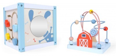 Eco toys Drvena aktiviti kocka 1020