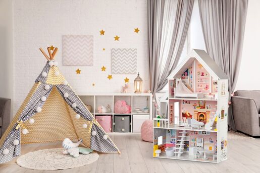 Eco toys Drvena kućica za lutke xxl for dolls residence 4127
