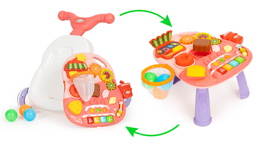 EDUKATIVNA GURALICA 2U1 PINK