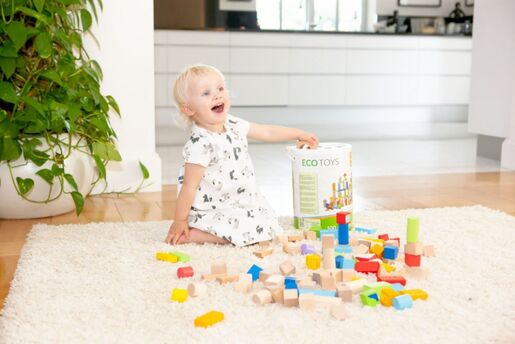 Eco toys Drvene kocke sa 100 kom 2007