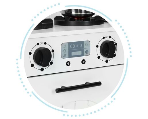 Eco toys Drvena kuhinja bela PLK563W