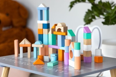 Eco toys Drvene kocke 50 komada 2506