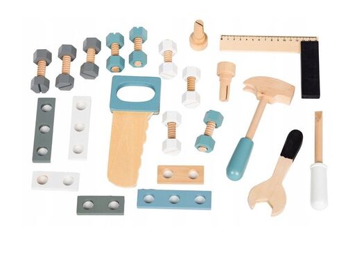 Eco toys Drvena radionica sto sa alatom 32 elementa 1172