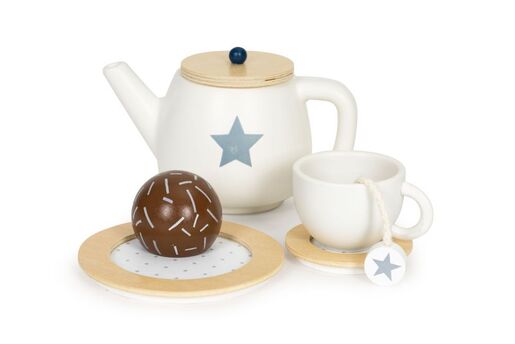 Eco toys Drveni čajni set 17 elemenata W10B318B