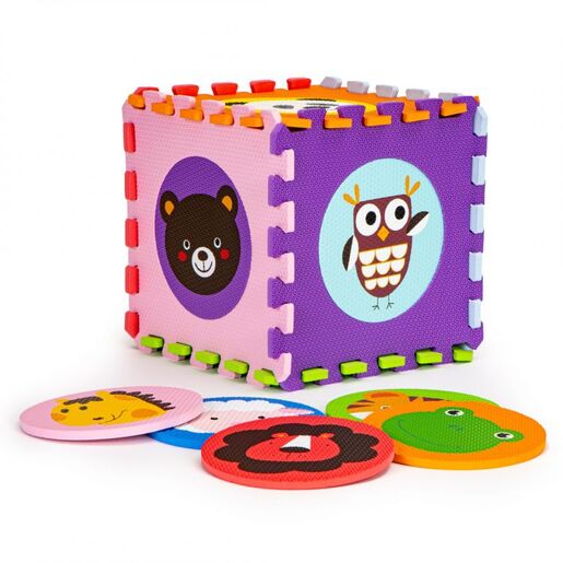 Eco toys Edukativna podloga za igru eva 90x90 cm 9 el. ECOEVA006