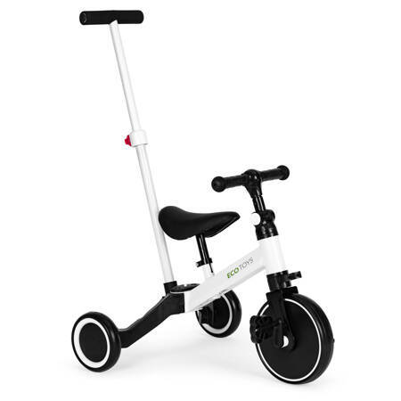 Eco toys tricikl 2u1 6PUSHWHIT