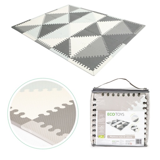 Eco toys Edukativna podloga za igru 127x157cm 20kom ECOEVA005