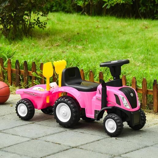 Eco toys Traktor sa prikolicom 658T PINK