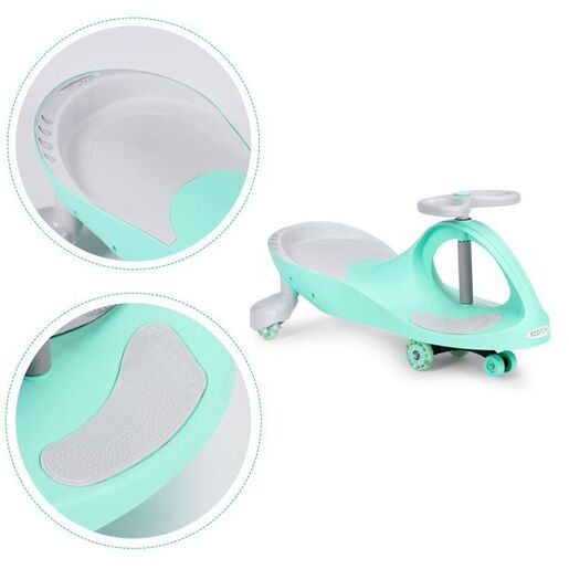 Eco toys Wiggle guralica za decu led točkovi YM-SW-1 GREEN