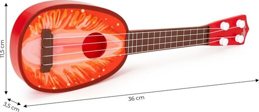 Eco toys Ukulele gitara za decu MJ030STRAWBERRY